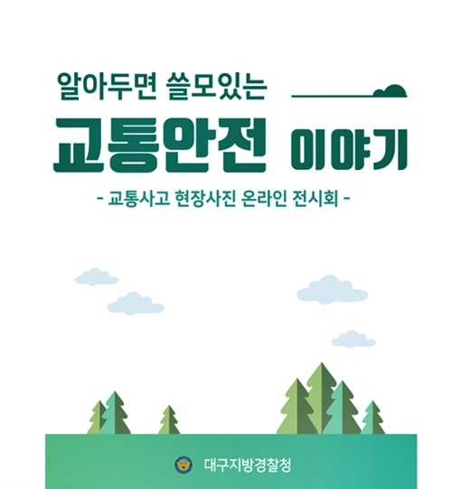 대구경찰청 홈페이지를 통해 교통사고 현장사진 온라인 전시회. (제공=대구경찰청)