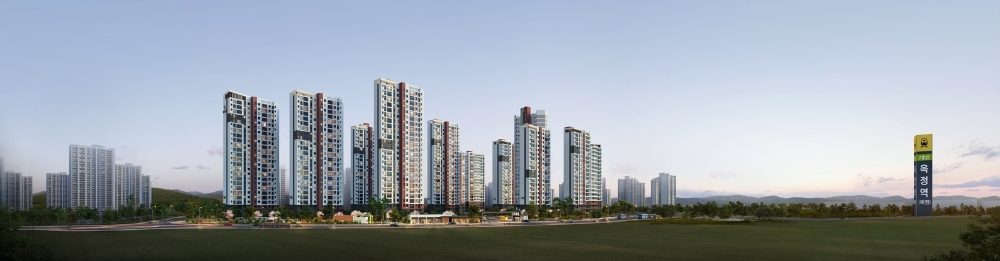 양주옥정신도시 대성베르힐 투시도.