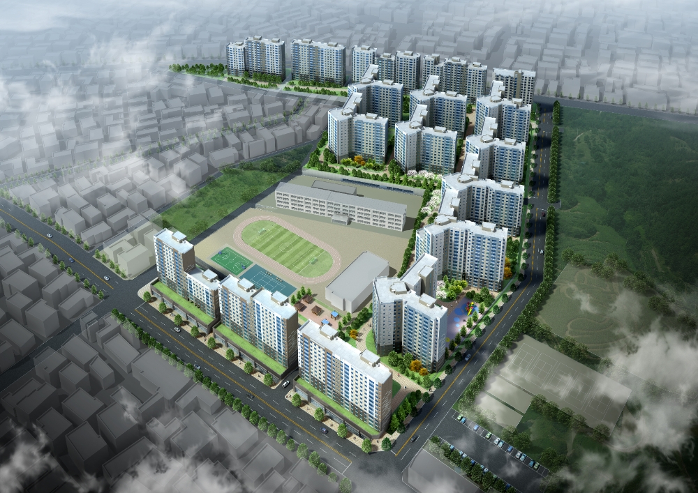 해링턴 플레이스 동대구 조감도.(사진=효성중공업)