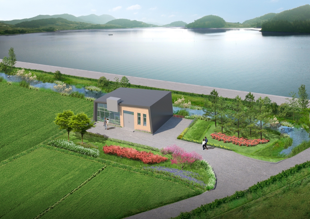 달천 하수처리시설 조감도.(사진=롯데건설)