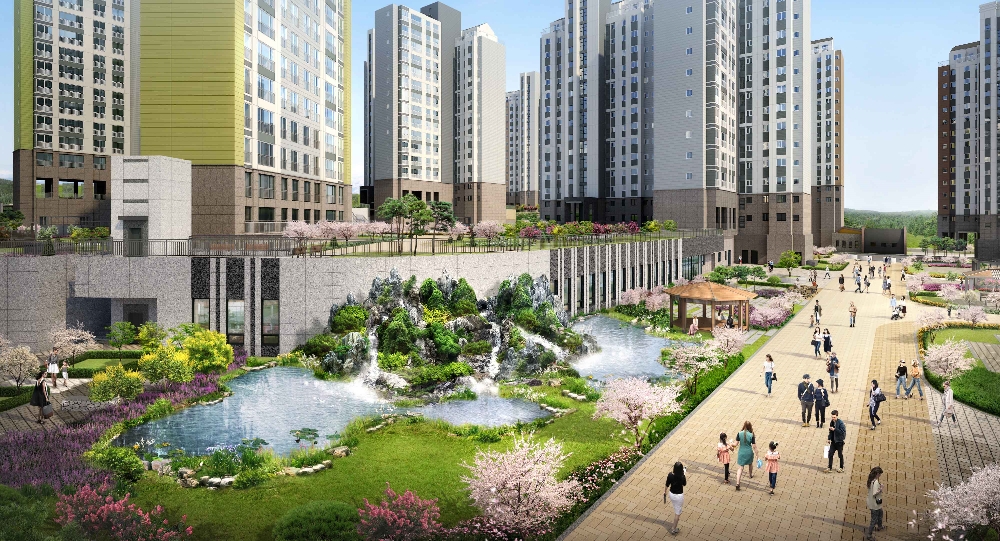 성산 반도유보라 아이비파크 그린프라자.(사진=함스피알)