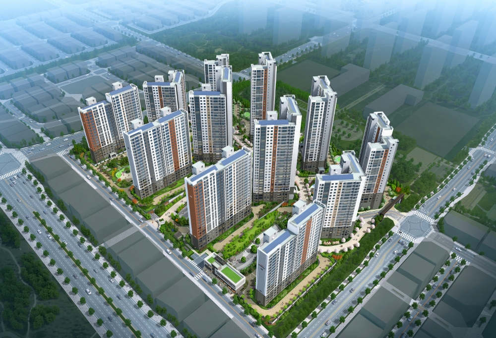 당진 수청2지구 '호반써밋 시그니처' 조감도,(사진=호반건설)