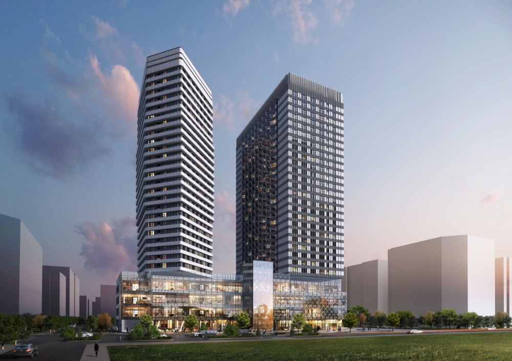 주양쇼핑 재건축 투시도.(사진=포스코건설)