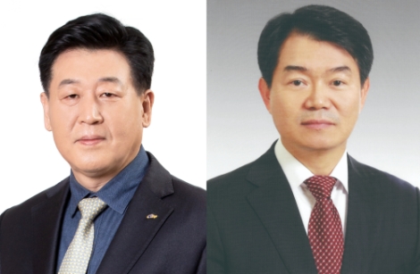 송재섭 기획관리본부장(좌), 최용범 기술안전본부장(우). 사진=서부발전