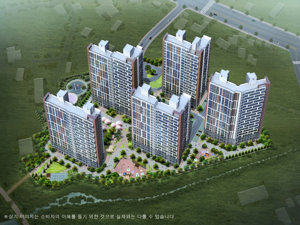 양평 휴먼빌 리버파크 어반 조감도.