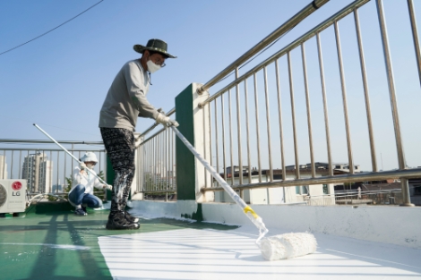 지역난방공사, ‘그린뉴딜형 쿨루프’로 냉방에너지·온실가스 저감 효과