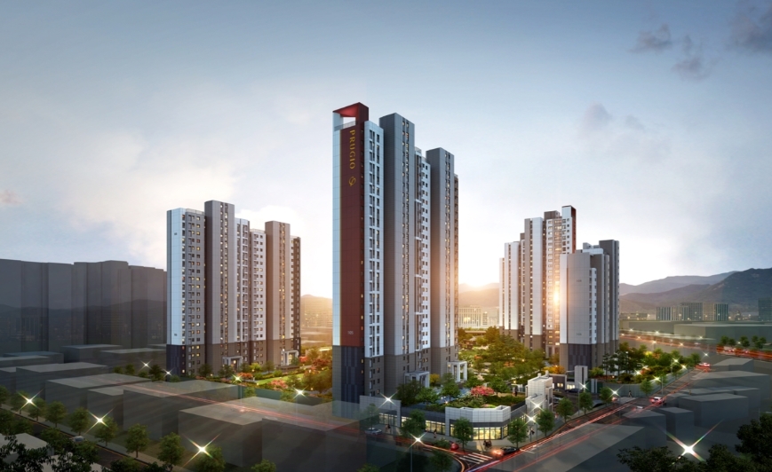 ‘서산 푸르지오 더 센트럴’ 투시도. (사진=대우건설)