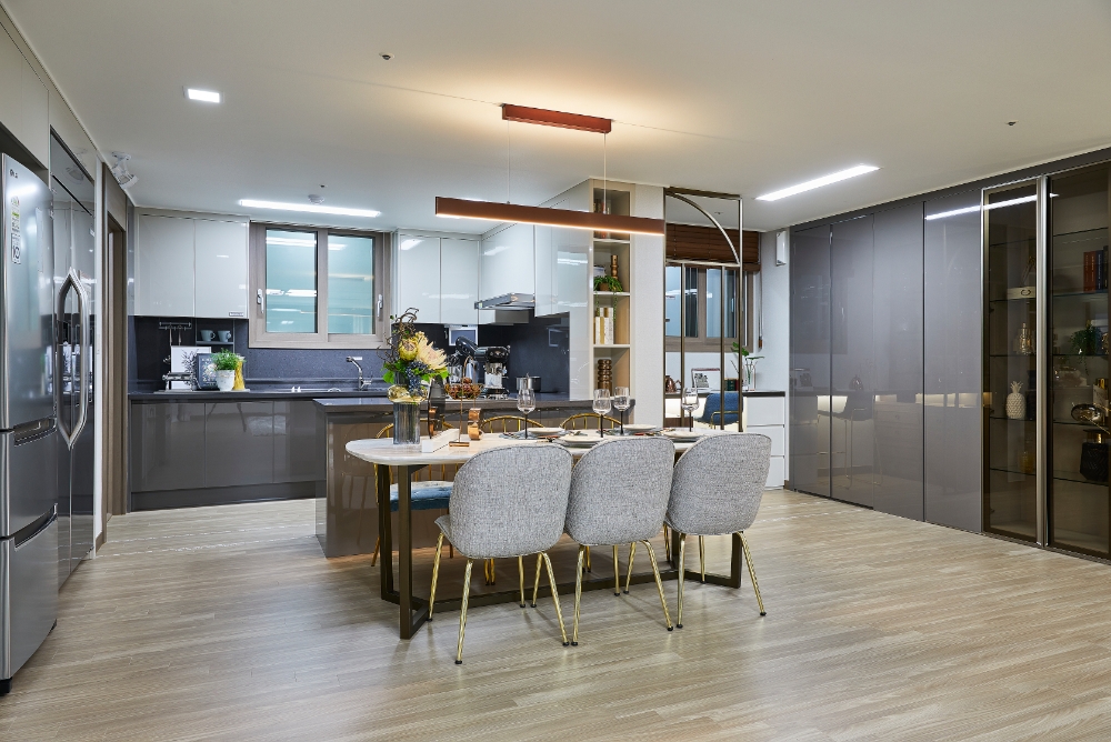 서대구역 반도유보라 센텀 주방 모습.(사진=반도건설)