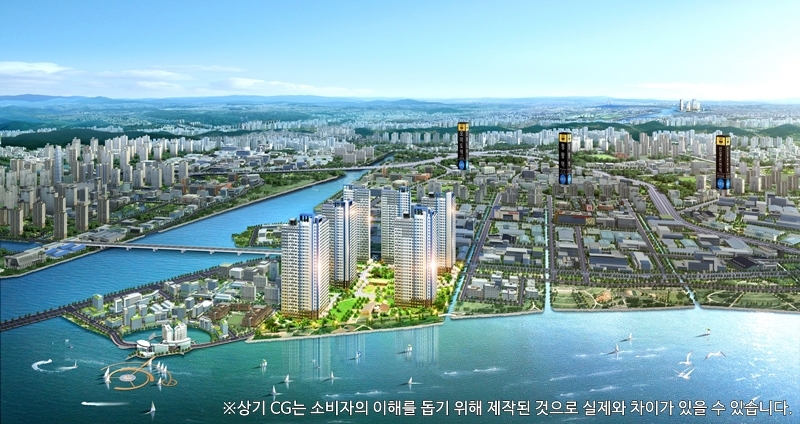 시흥 금강펜테리움 오션베이 광역조감도