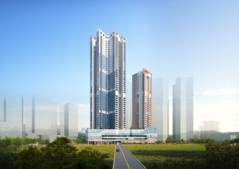 해링턴 플레이스 감삼Ⅱ 투시도.(사진=효성중공업)