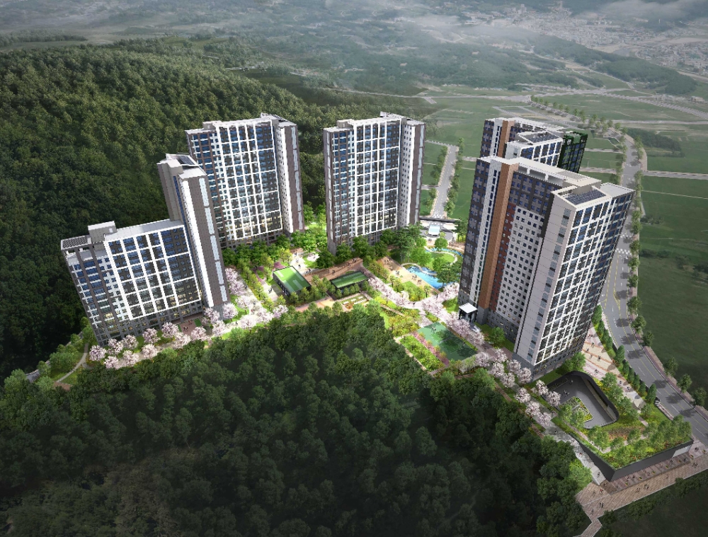 고양시 덕은지구 A3블록 조감도