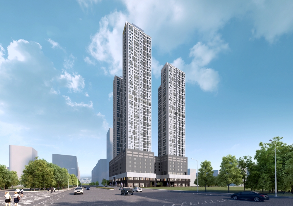 평촌 푸르지오 센트럴파크 투시도.(사진=대우건설)