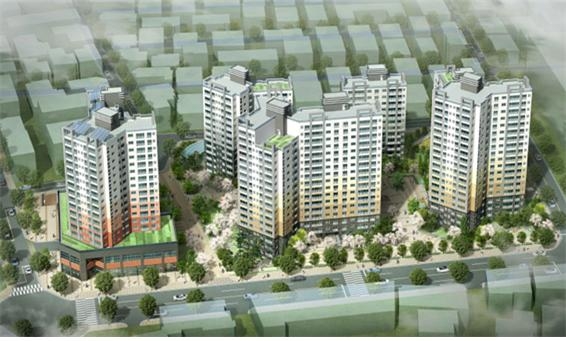 신월4구역 재건축(신목동 파라곤) 조감도.(사진=동양건설산업)