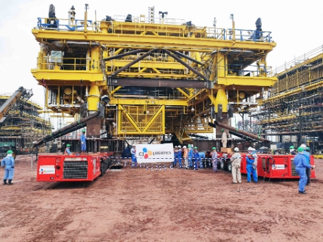 CJ대한통운, UAE서 ‘초중량물 모듈 운송’