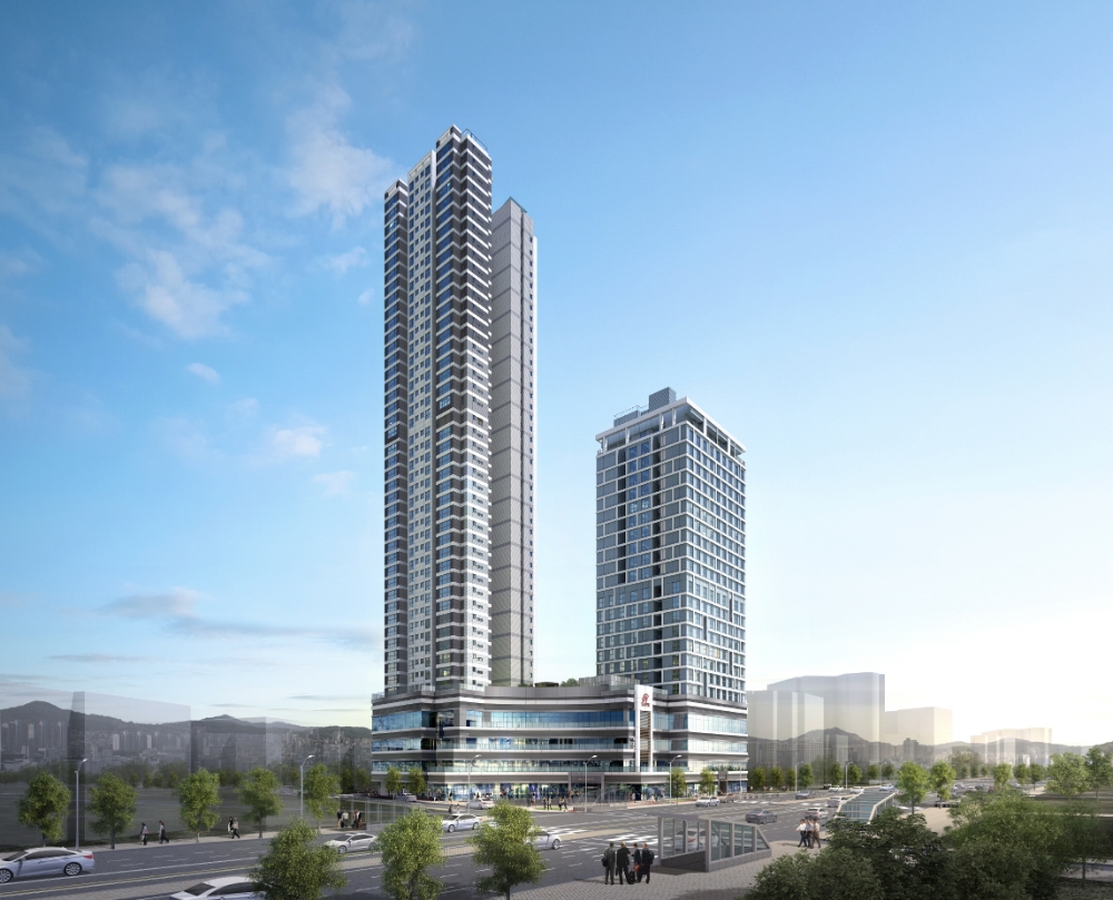 힐스테이트 천호역 젠트리스 투시도.