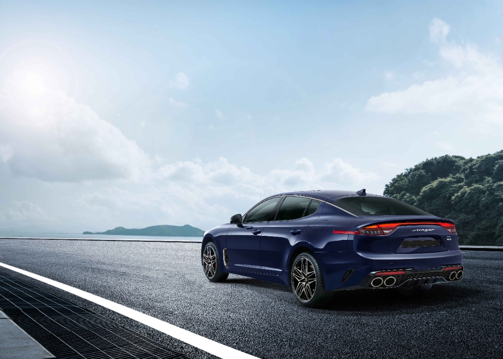 스팅어 마이스터 후측면 디자인.(사진=기아자동차)