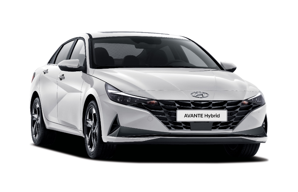 올 뉴 아반떼 하이브리드 외장.