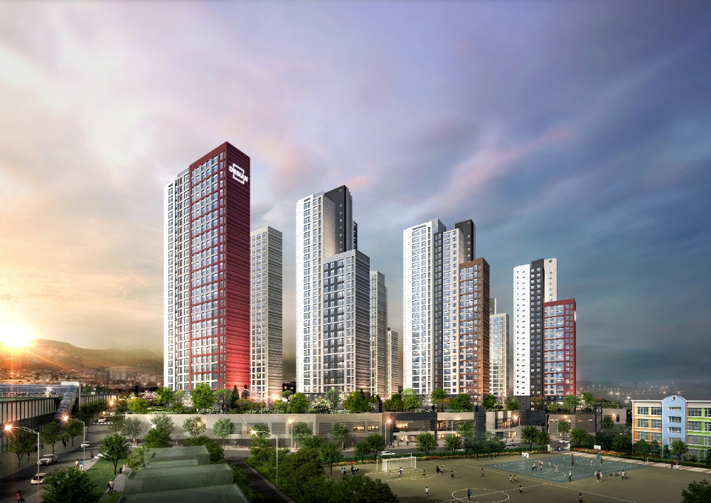 동대구 더 센트로 데시앙 투시도.(사진=태영건설)