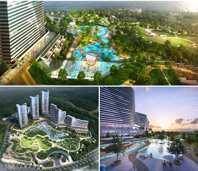 강동리조트 투시도 및 조감도. (제공=울산시)