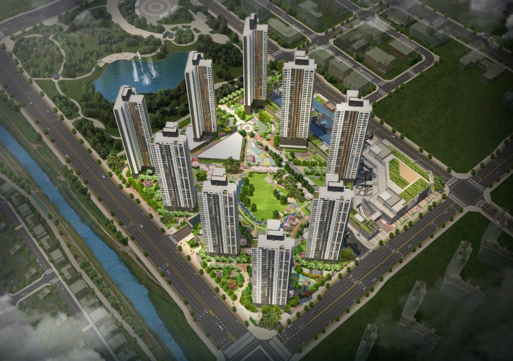 '대구테크노폴리스 예미지 더센트럴' 조감도