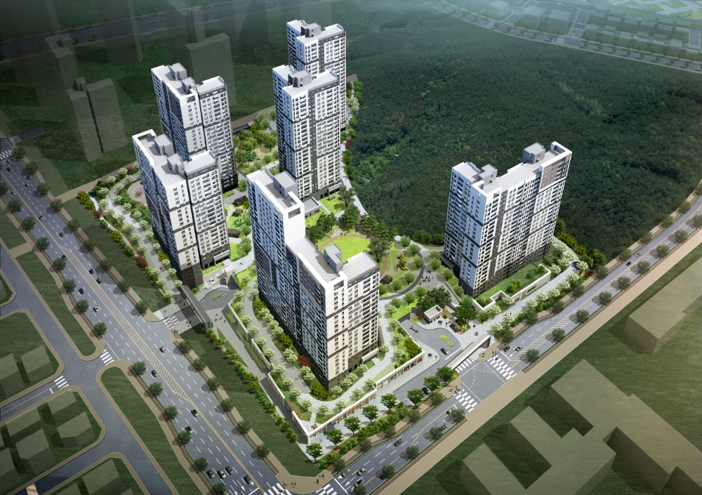 과천 르센토 데시앙(S5블록) 조감도.(사진=대우건설)