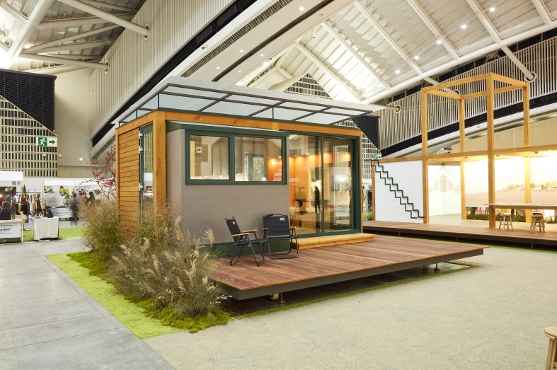 건축가 최욱의 전시 작품 ‘작은집’ 전경.(사진=이건창호)