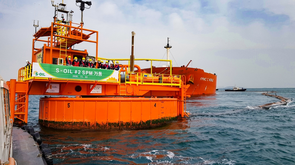 제2 원유하역시설(SPM).(사진=에쓰오일)