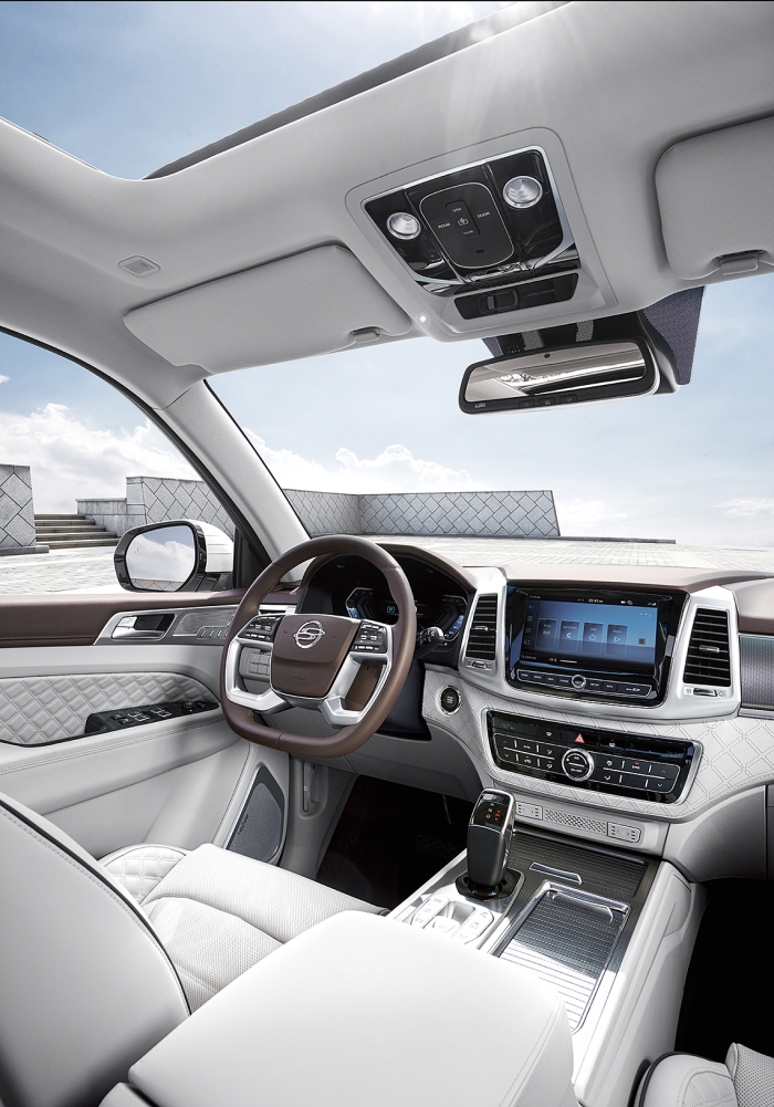 올 뉴 렉스턴 실내.(사진=쌍용자동차)