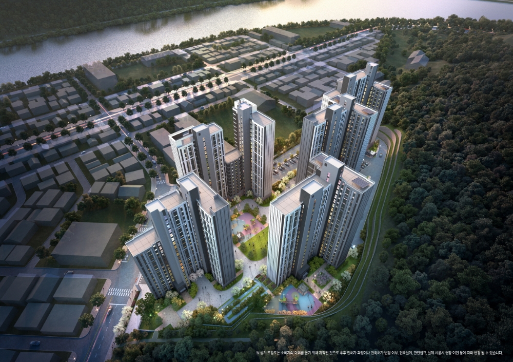 e편한세상 단양 리버비스타 조감도