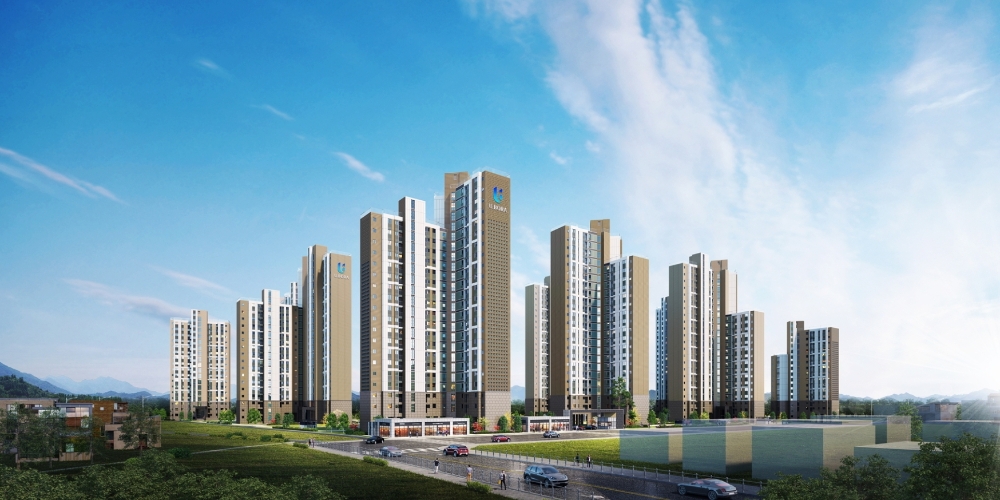 양평 다문지구 반도유보라 아이비파크 투시도. (사진=반도건설)