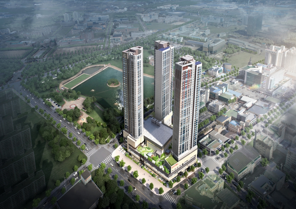 힐스테이트 첨단 조감도.(사진=현대건설)