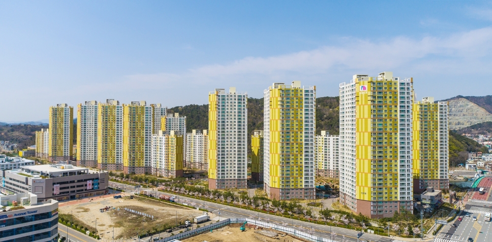 부산신항 사랑으로 부영 현장 모습.(사진=부영주택)