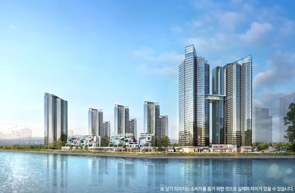 송도자이 크리스탈오션 메인투시도.