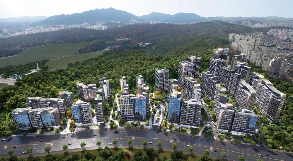 써밋 더힐 조감도.(사진=대우건설)