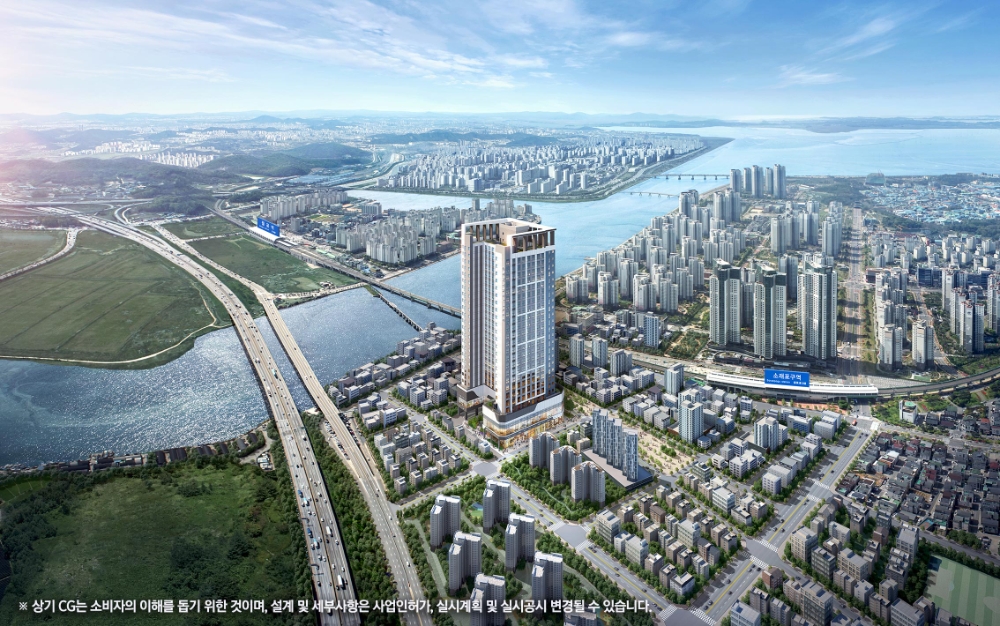 논현 센트레빌 라메르 광역조감도.