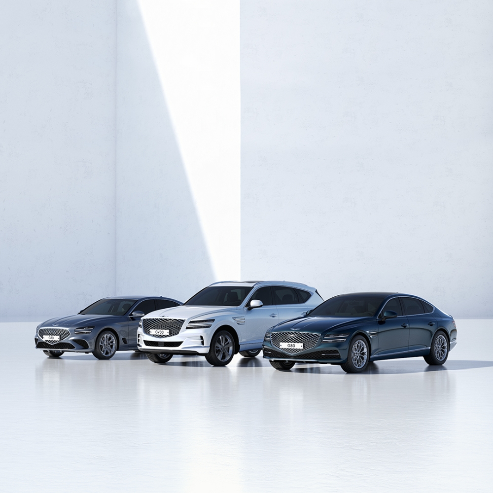 제네시스 라인업.(사진=현대자동차)