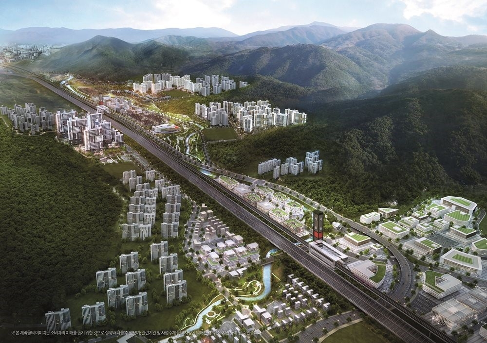 사송 더샵 데시앙 3차 조감도.(사진=태영건설)