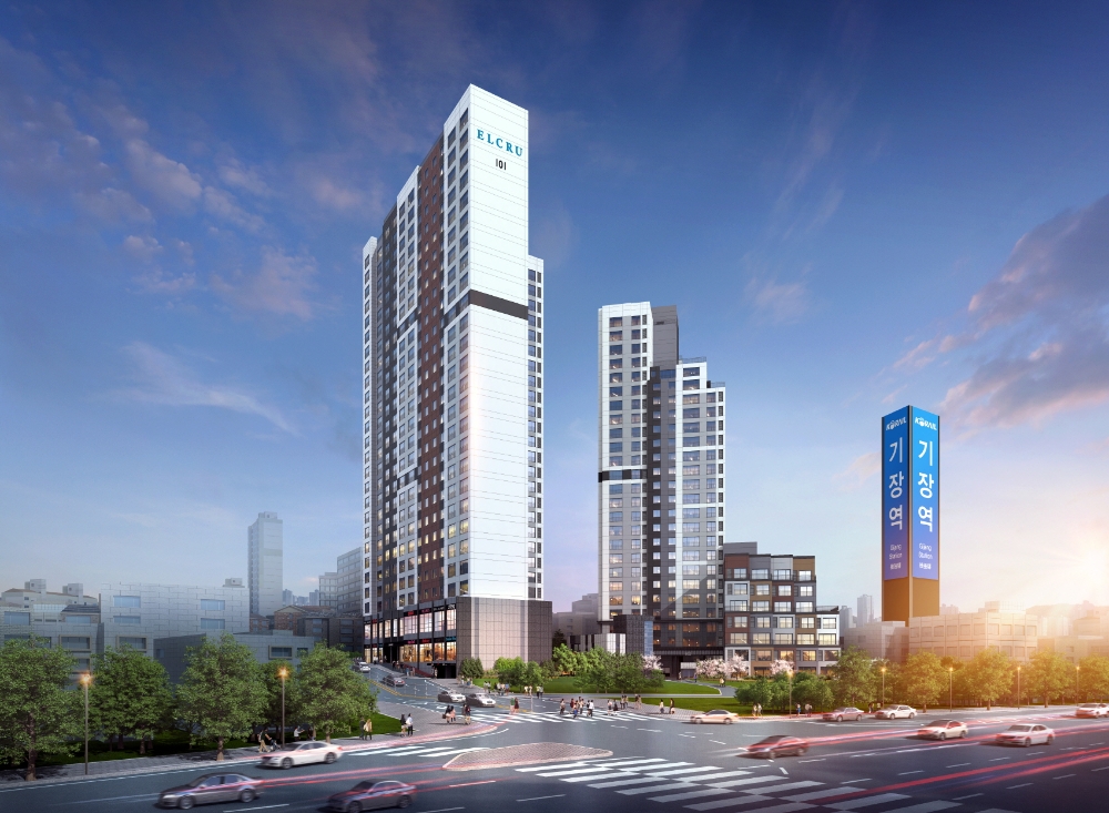 기장역 엘크루 더퍼스트 투시도.(사진=대우조선해양건설)
