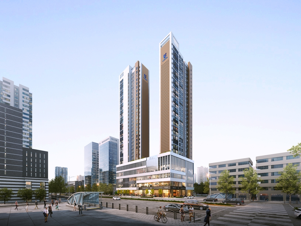 대구적십자병원부지 주상복합 투시도.(사진=반도건설)