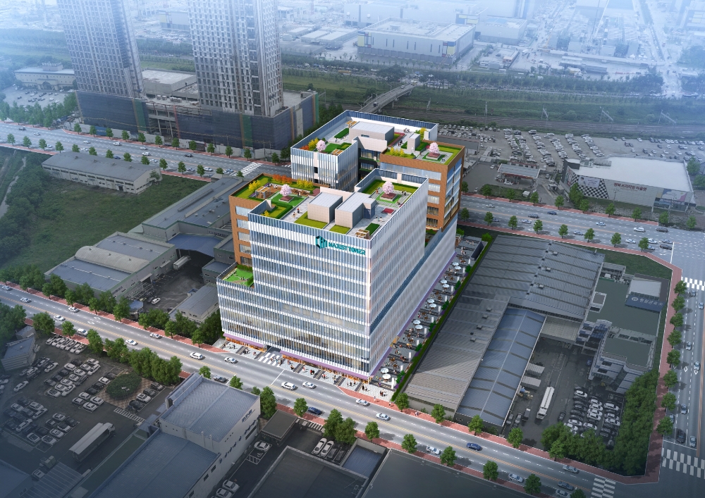 평택 마제스트 타워 조감도.