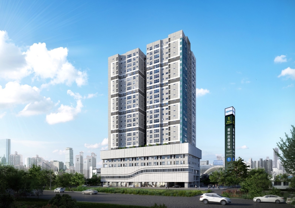 동두천중앙역 엘크루 더퍼스트 투시도.