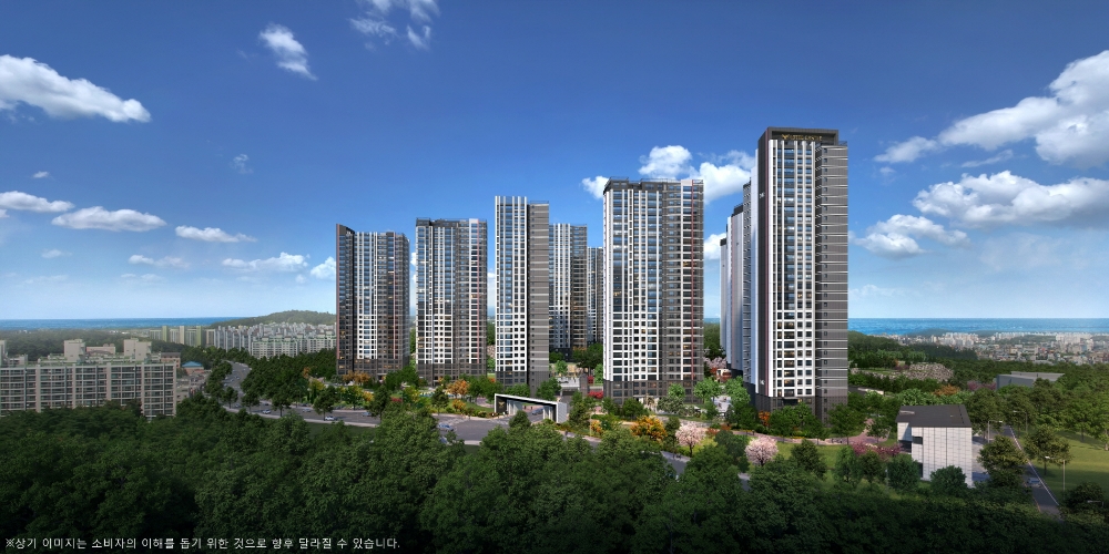 강릉 롯데캐슬 시그니처 투시도.(사진=롯데건설)