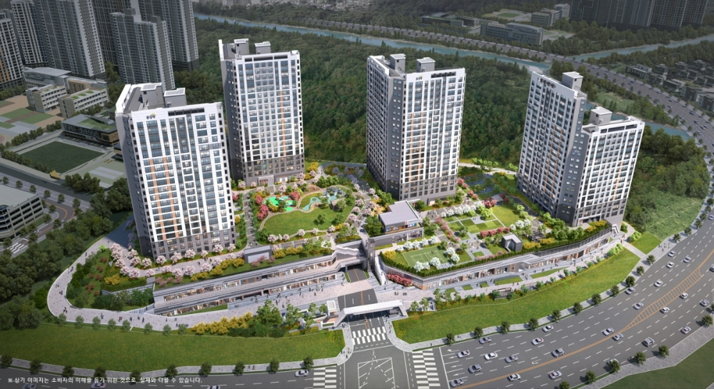 화성동탄2 제일풍경채 퍼스티어 조감도.(사진=제일건설)