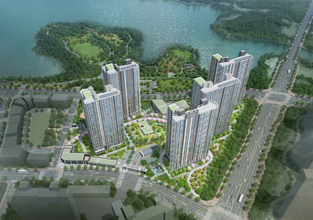 에코시티 데시앙 15블록 조감도