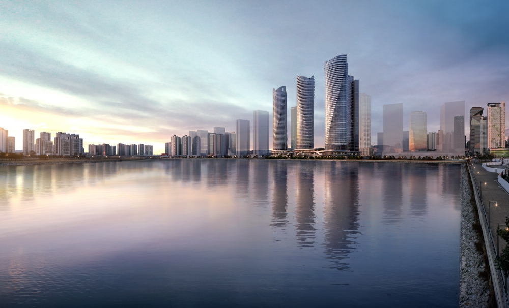 더샵 송도아크베이 투시도.(사진=포스코건설)