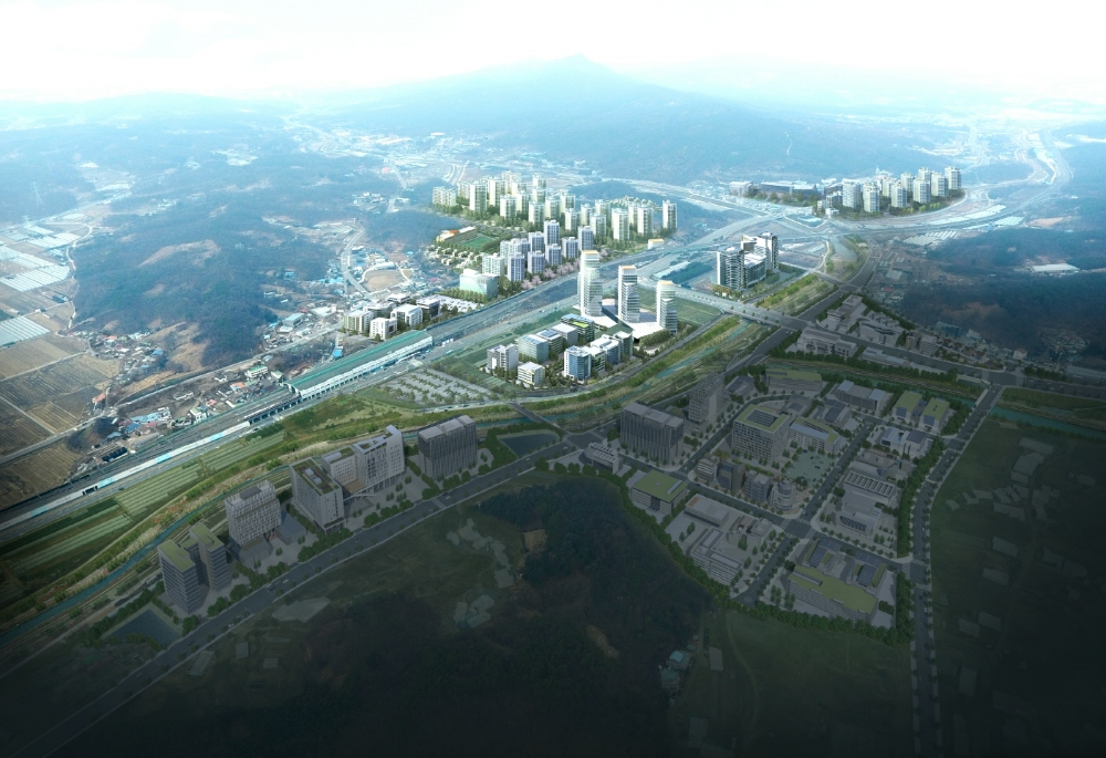 양주역세권 개발사업 조감도