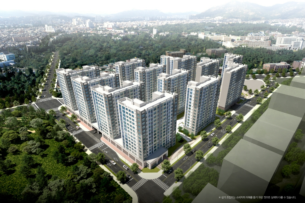 수원 금호 리첸시아 퍼스티지 투시도