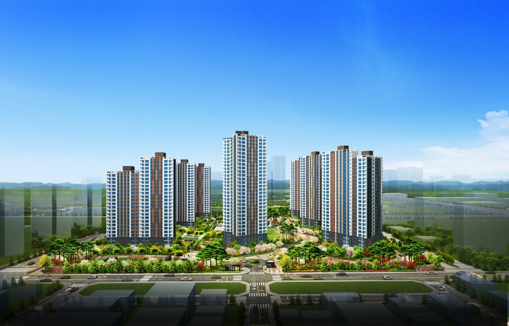 탕정역 예미지 투시도.(사진=금성백조)