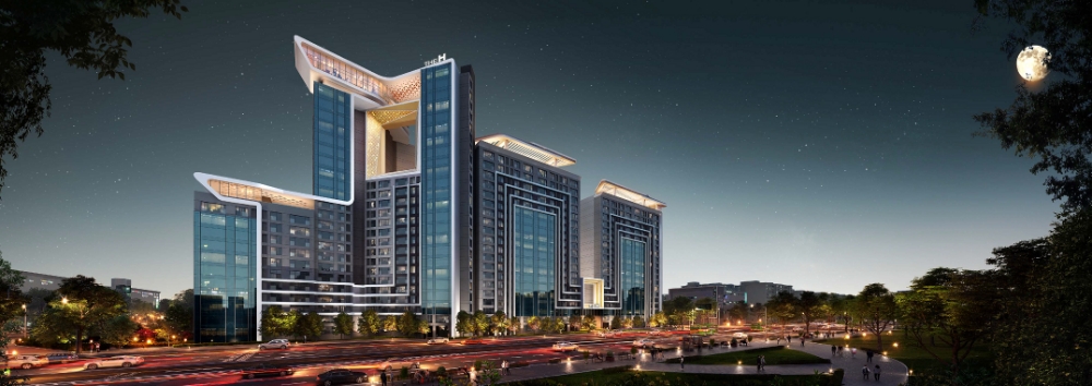 잠원동아아파트 리모델링 투시도.(사진=현대건설)