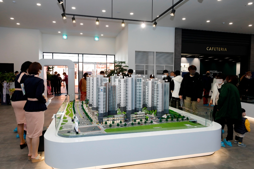 내포신도시 반도유보라 모형도.(사진=반도건설)